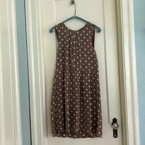 Size 4 Madewell Silk polka dot dress
